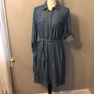 Banana Republic Chambray Dress